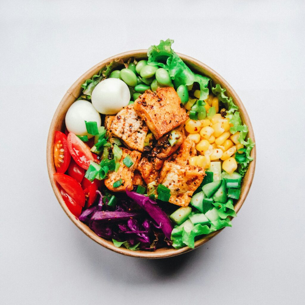 Piatto Nutrizione Insalata salute benessere